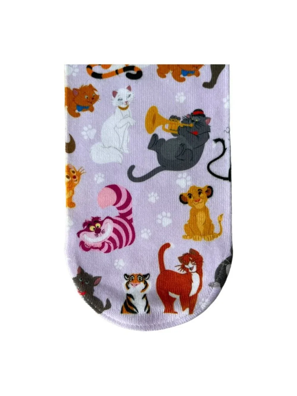 Disney Cats of Disney Aristocats Simba Cheshire Cat Scar Figaro Lucifer Socks